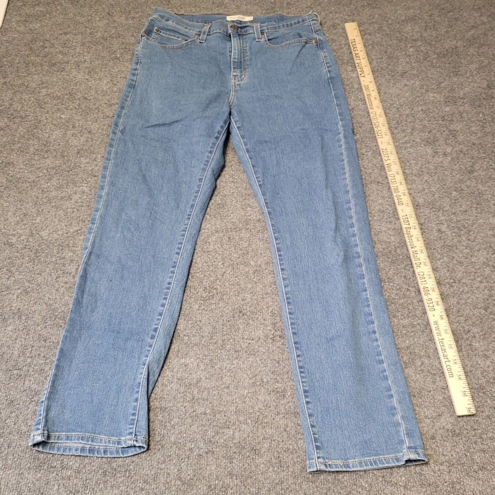 Levi's Jeans Womens Size 31 Blue 724 High Rise Straight Leg Denim Medium Wash